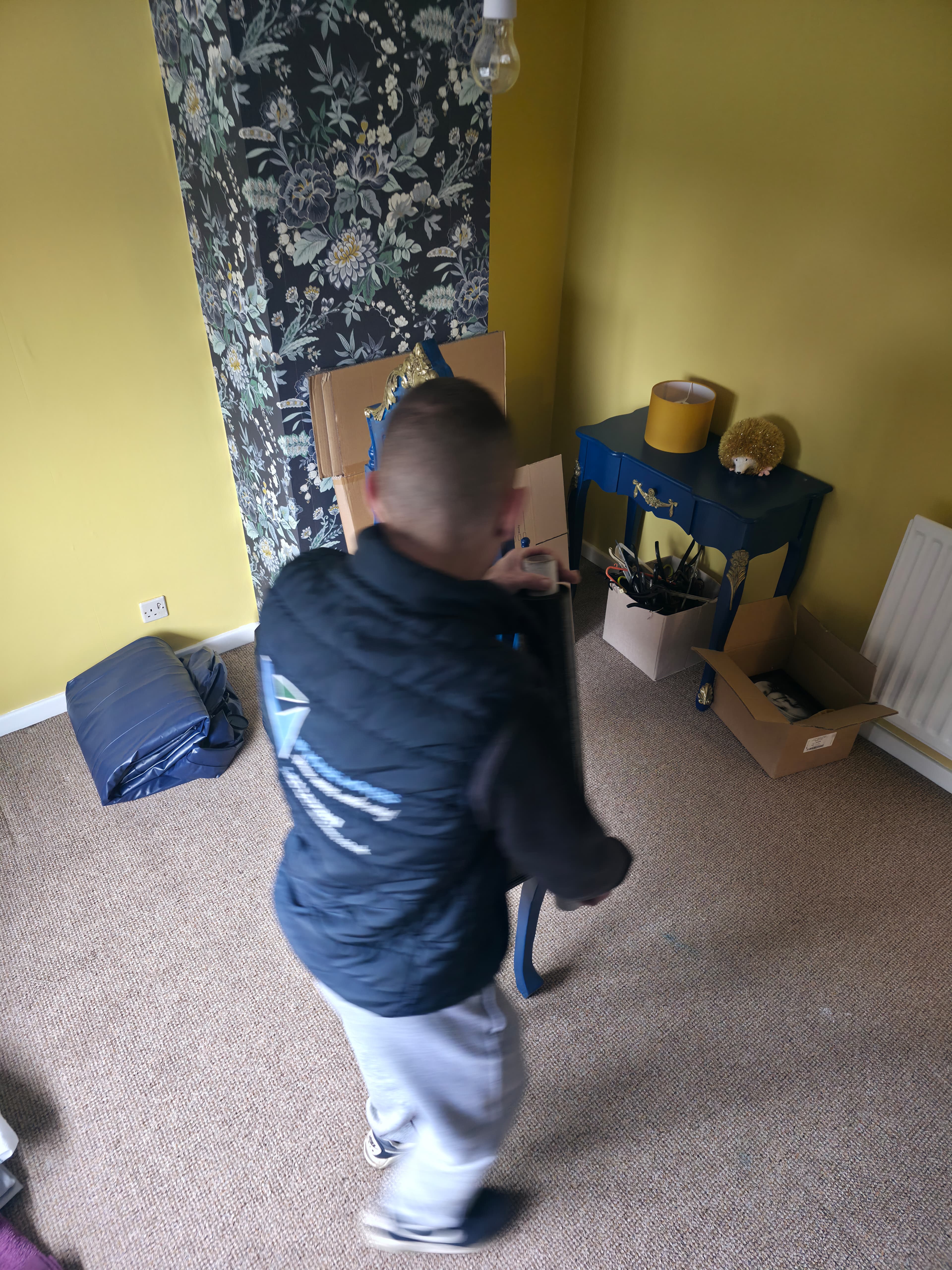 Professional moving team