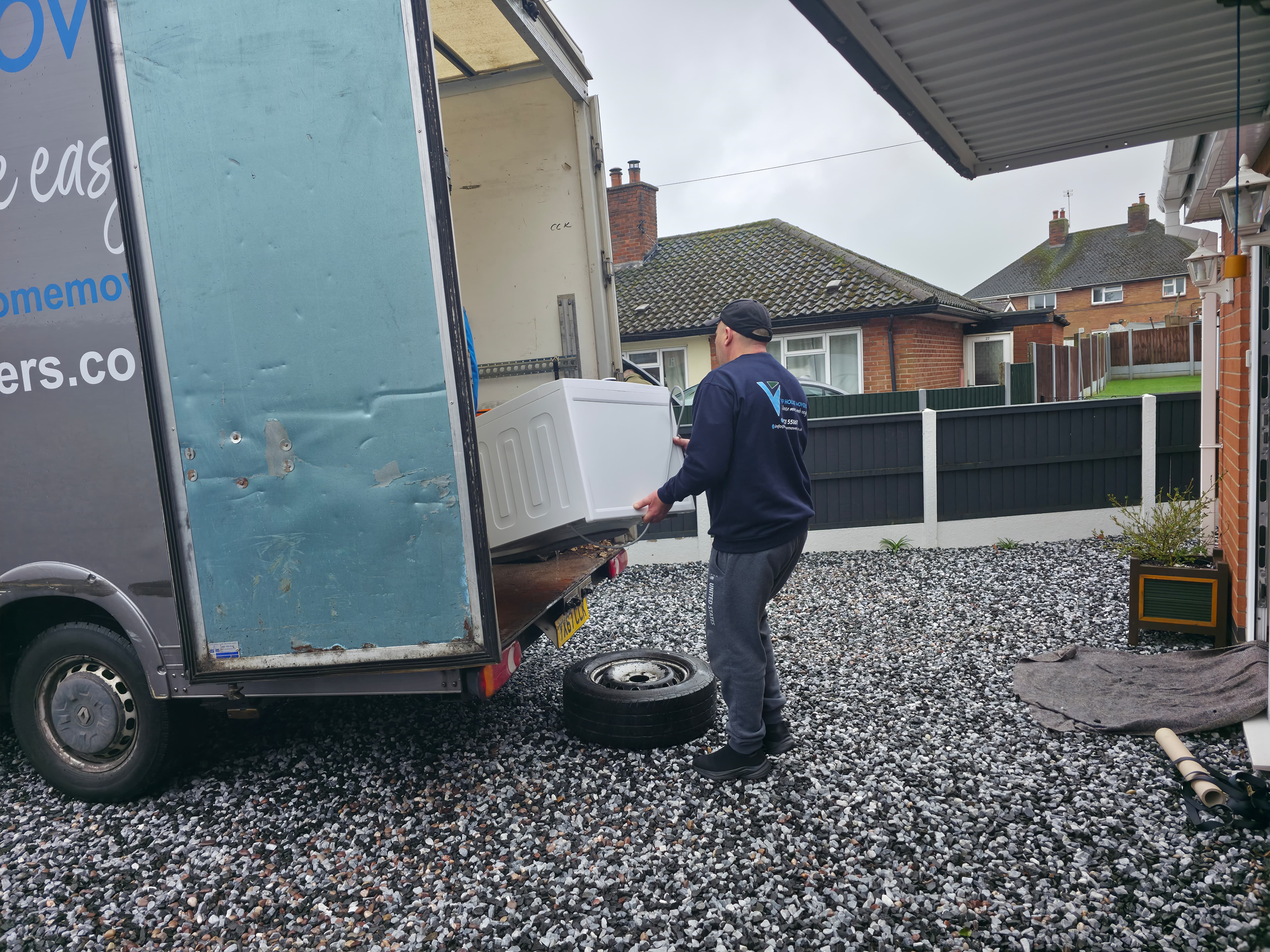 VIP House Movers team loading a large removal van for a West Midlands relocation